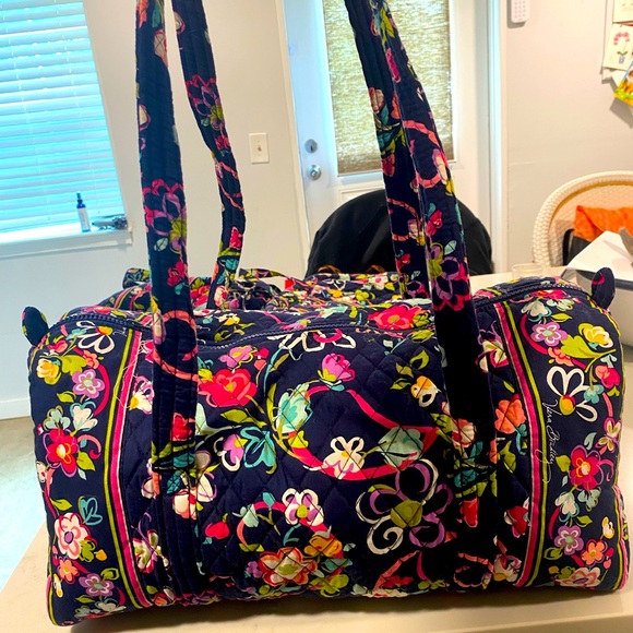 Vera Bradley Handbags - Vera Bradley Small Duffel, Ribbons Pattern